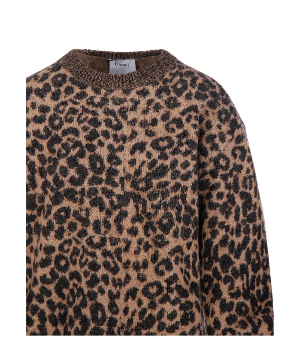 Leopard-Print Sweater