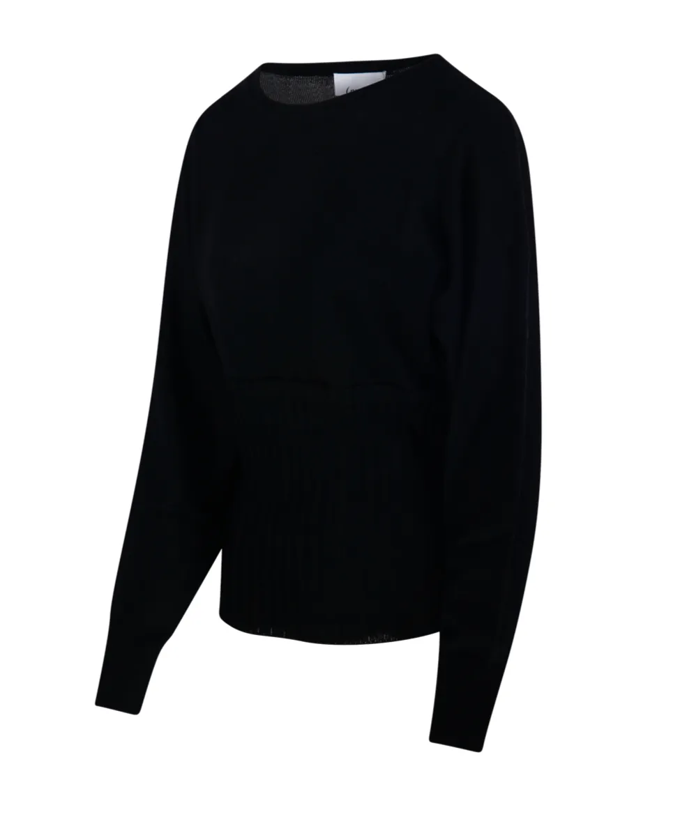 Ribbed-Panel Jumper