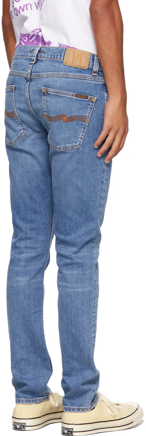 Logo-Decorated Straight Jeans