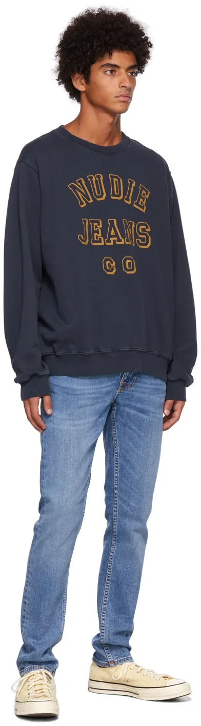 Logo-Decorated Straight Jeans