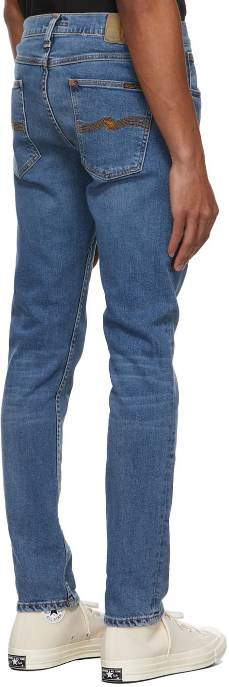 Logo-Decorated Straight Jeans