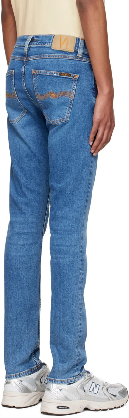 Logo-Decorated Straight Jeans
