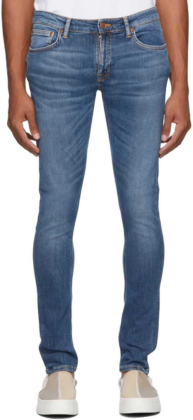 Mid-Waist Slim-Fitting Jeans