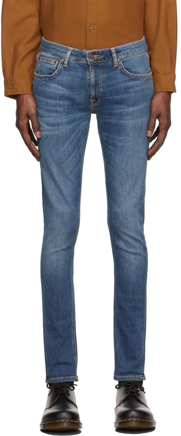 Mid-Waist Slim-Fitting Jeans