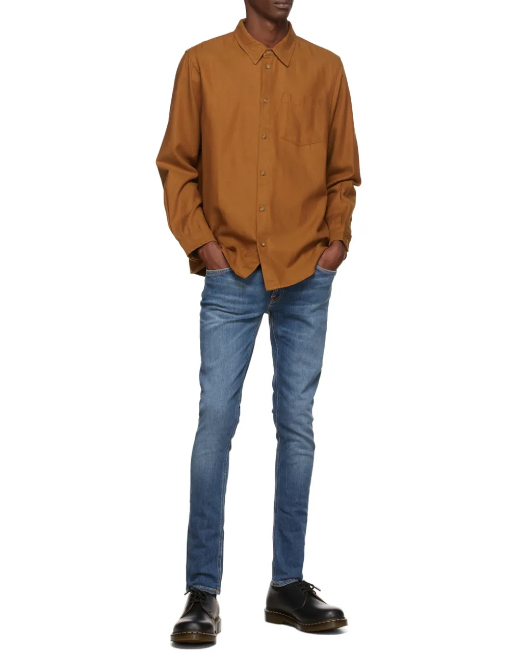 Mid-Waist Slim-Fitting Jeans