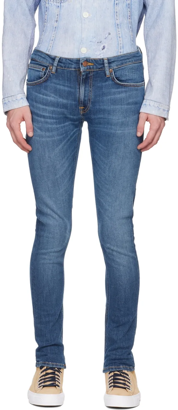 Mid-Waist Slim-Fitting Jeans