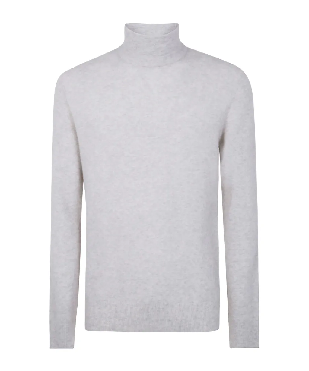 High-Neck Long-Sleeved Sweater