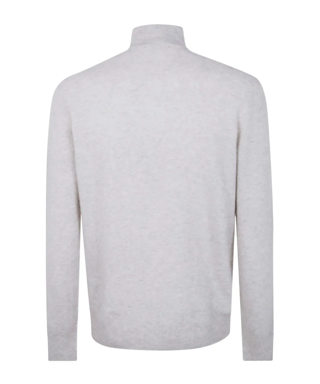 High-Neck Long-Sleeved Sweater