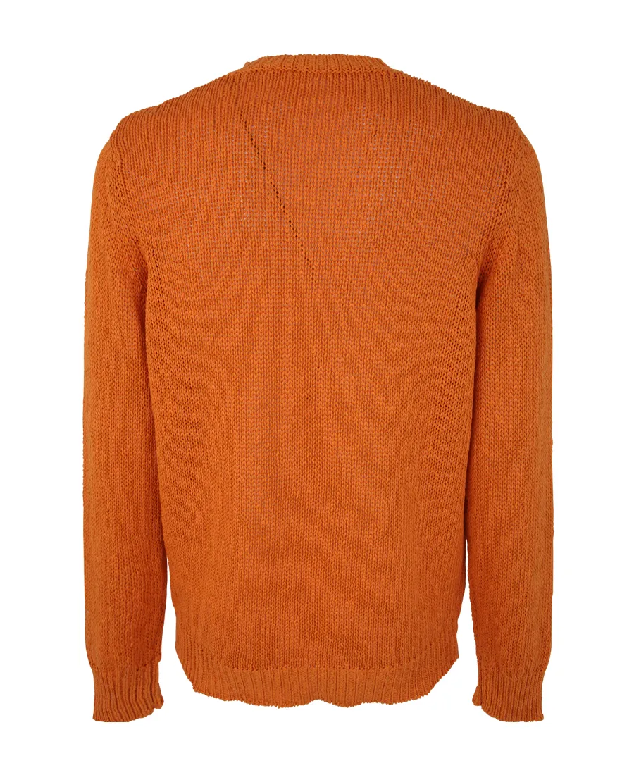 Round Neck Long-Sleeved Sweater