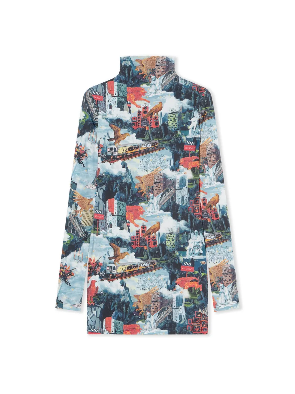 World Paint Second Skin Mini Dress