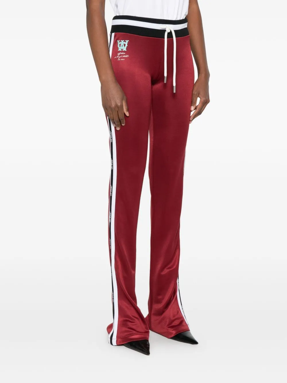 Stripe Detailed Drawstring Pants