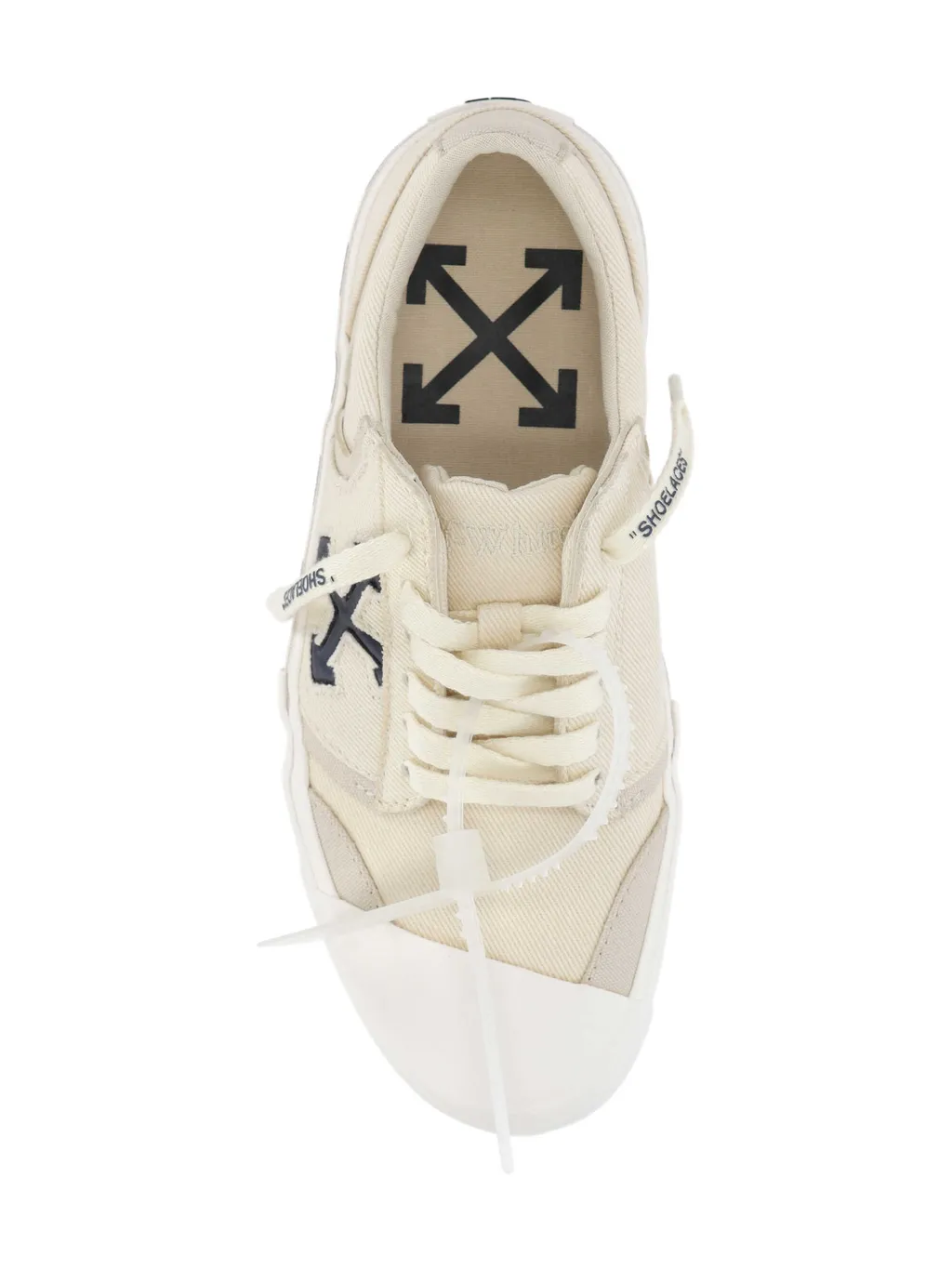 Vulcanized Round Toe Lace-Up Sneakers