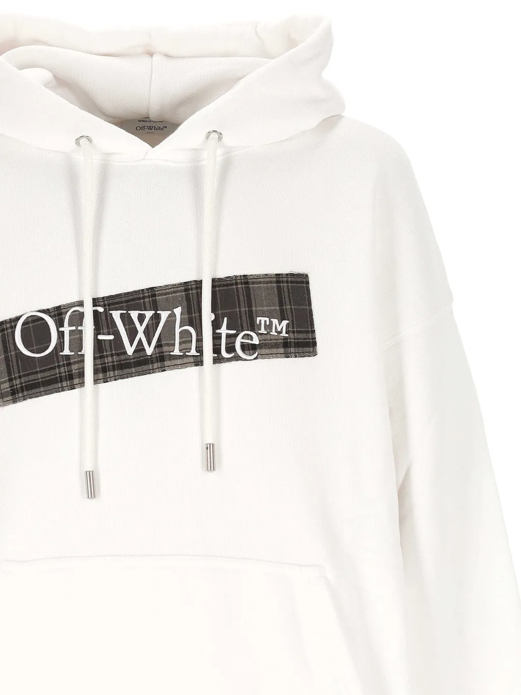 Logo Embroidered Drawstring Hoodie