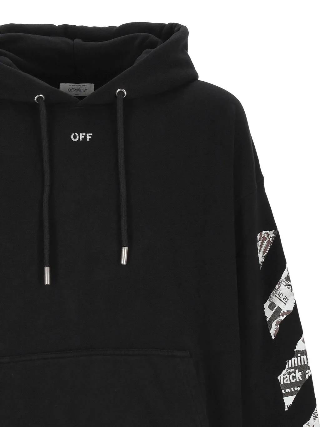 Arrows Printed Drawstring Hoodie