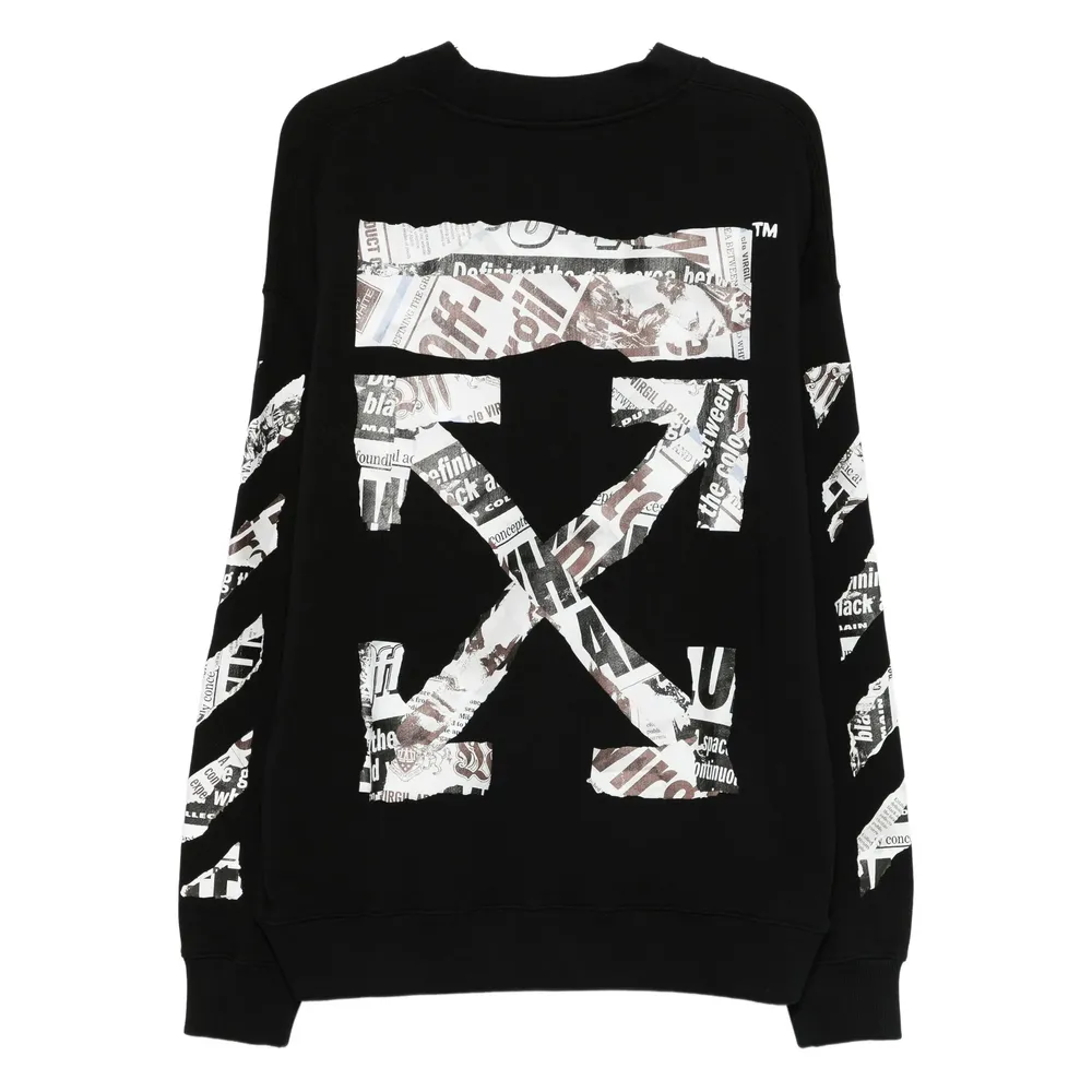 Arrow Printed Crewneck Sweatshirt