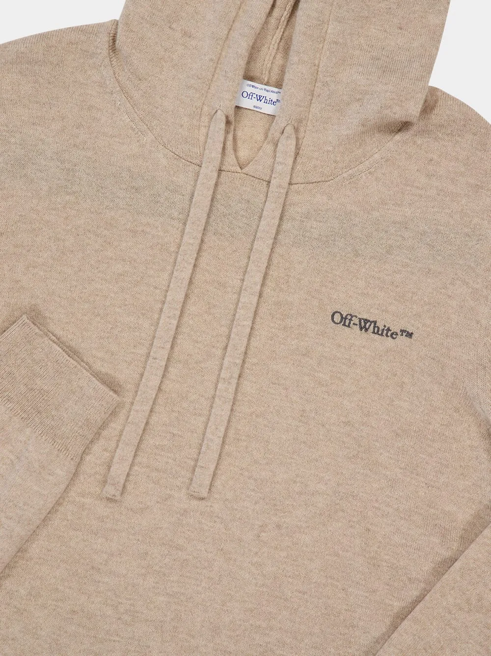 Drawstring Knitted Hoodie