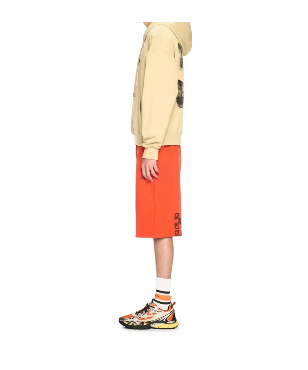 Spray Arrow Drawstring Hoodie
