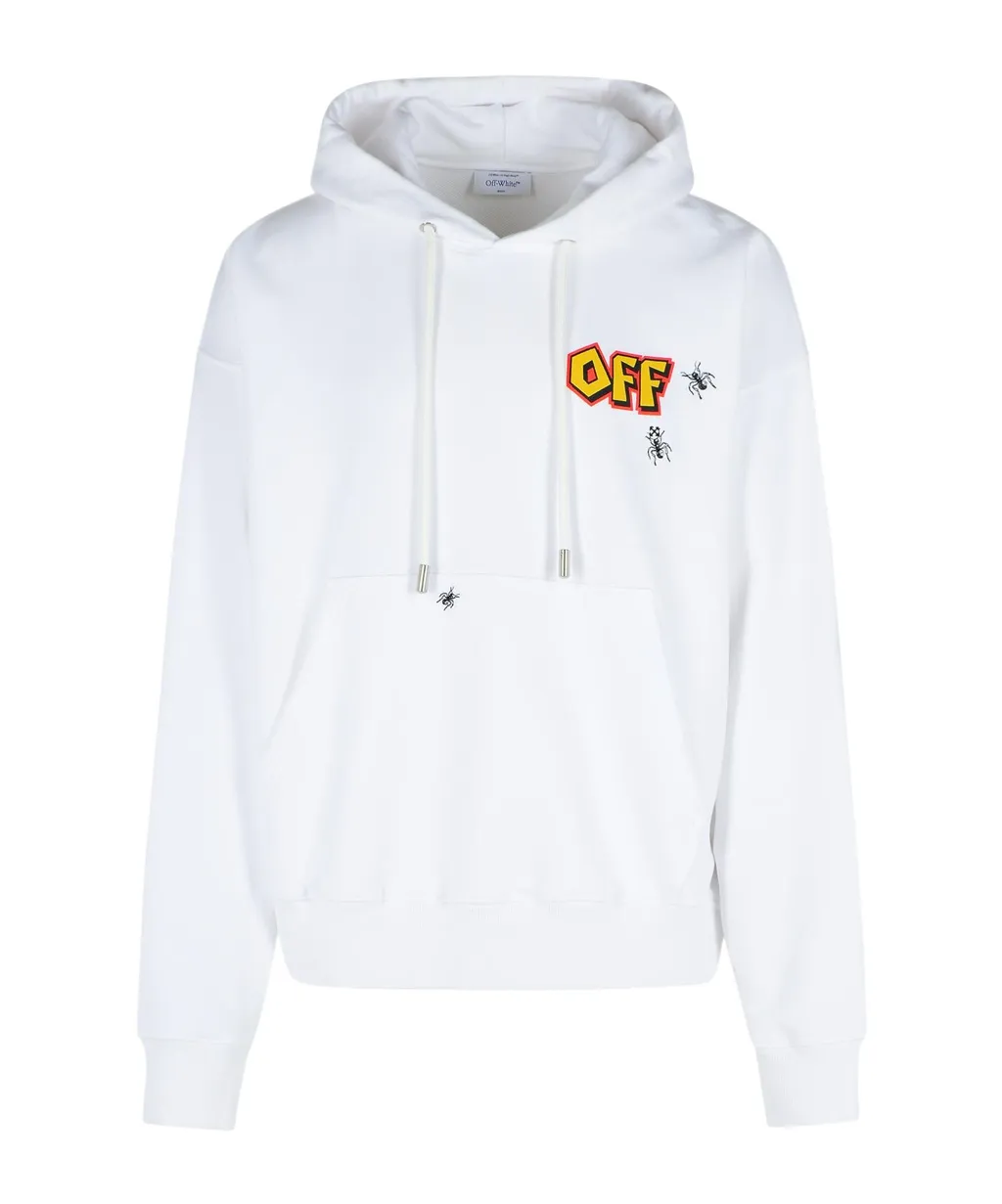 Logo Printed Drawstring Hoodie