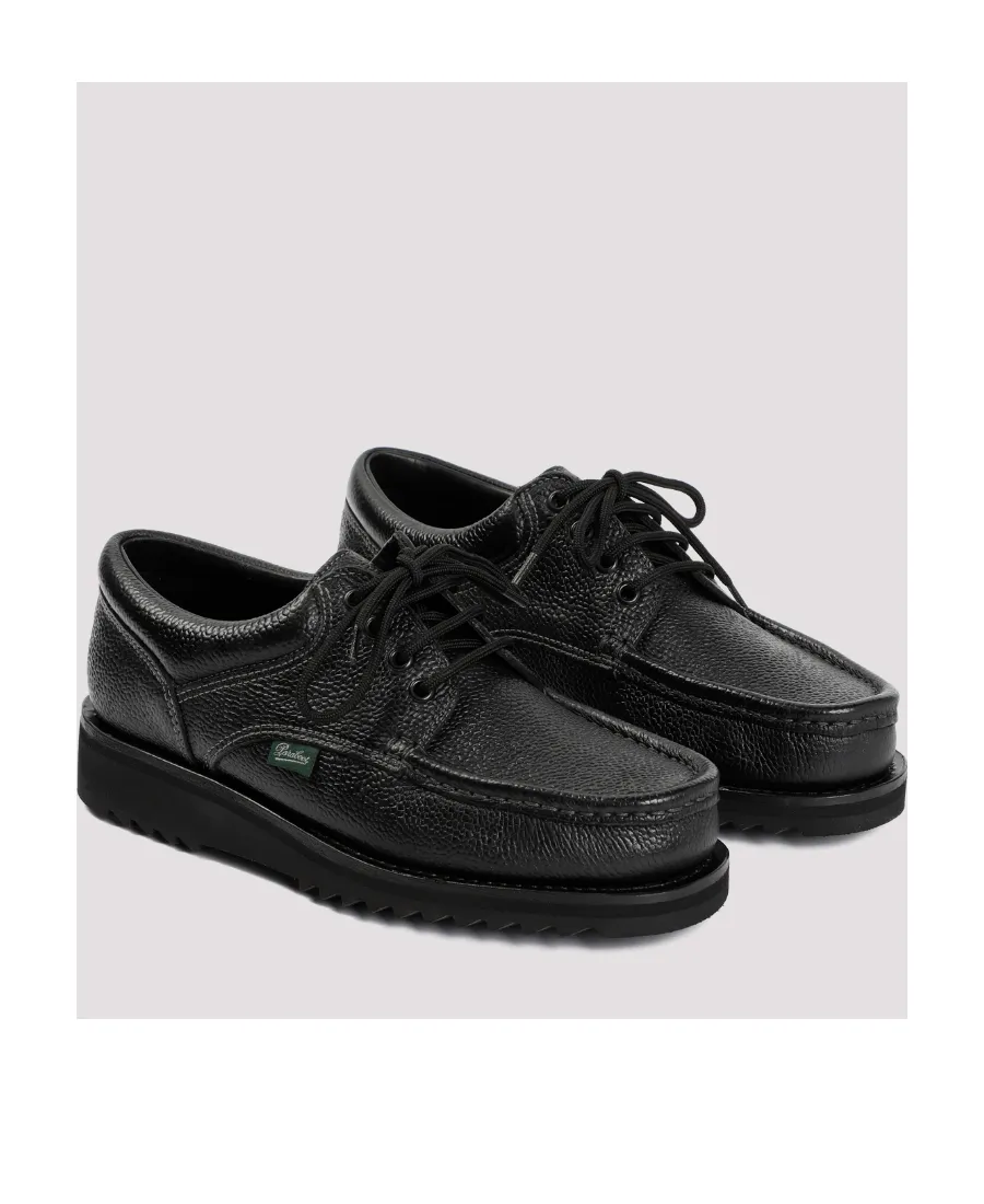 Grained Leather Derby Shoes