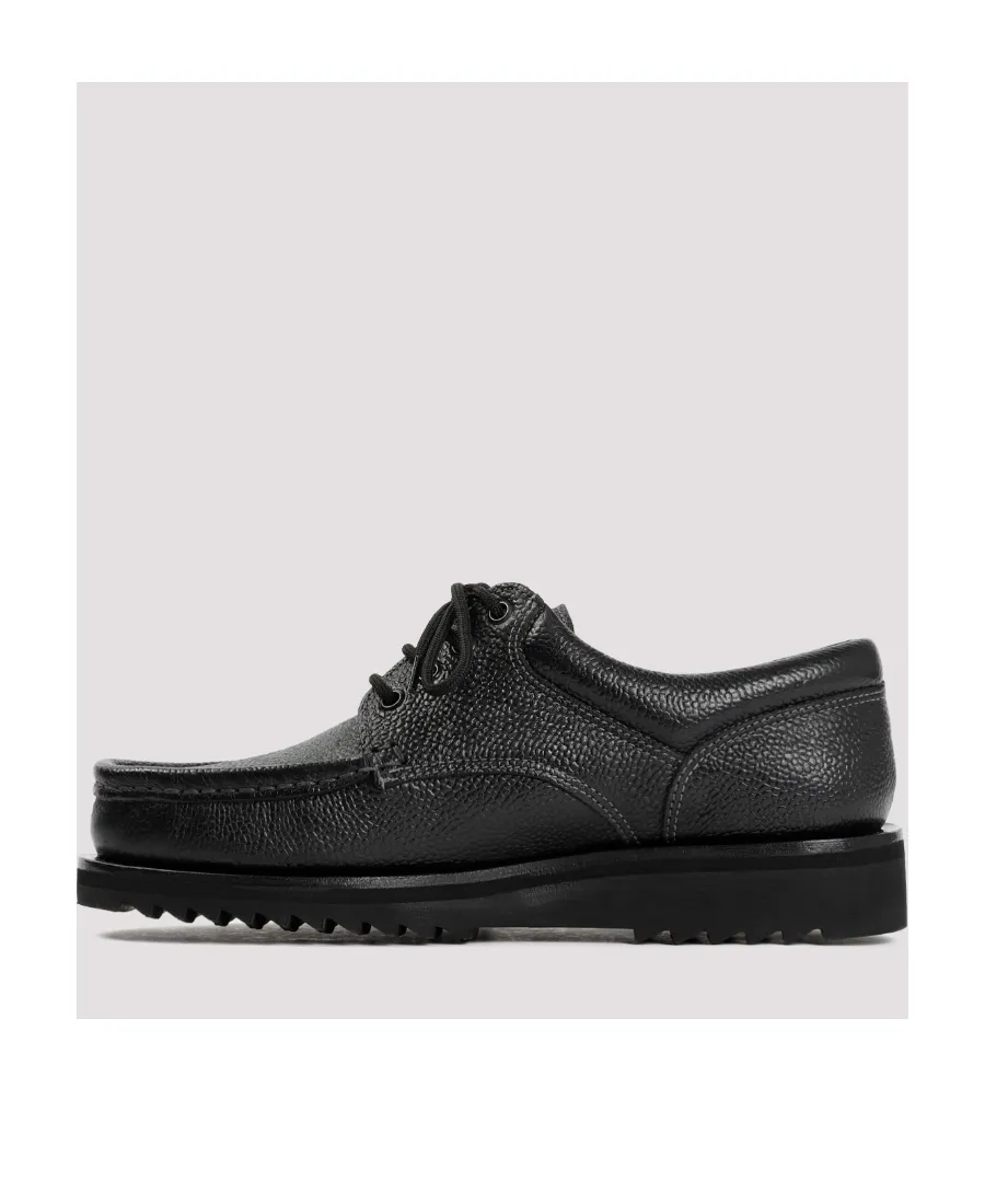 Grained Leather Derby Shoes