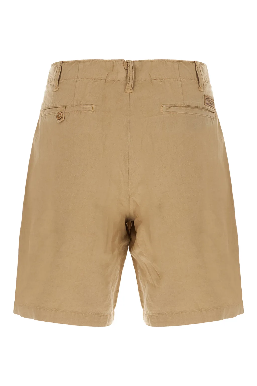 Cotton-Linen Blend Chino Shorts
