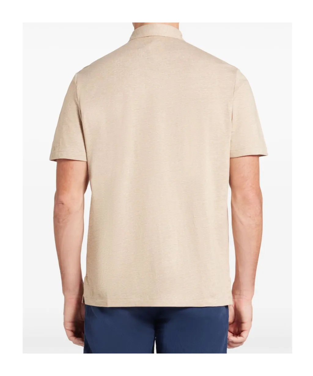 Slim-Fit Mesh Polo Shirt