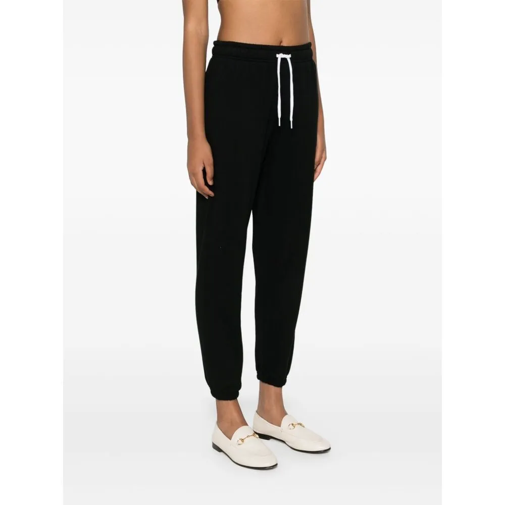 Pony Embroidered Drawstring Track Pants