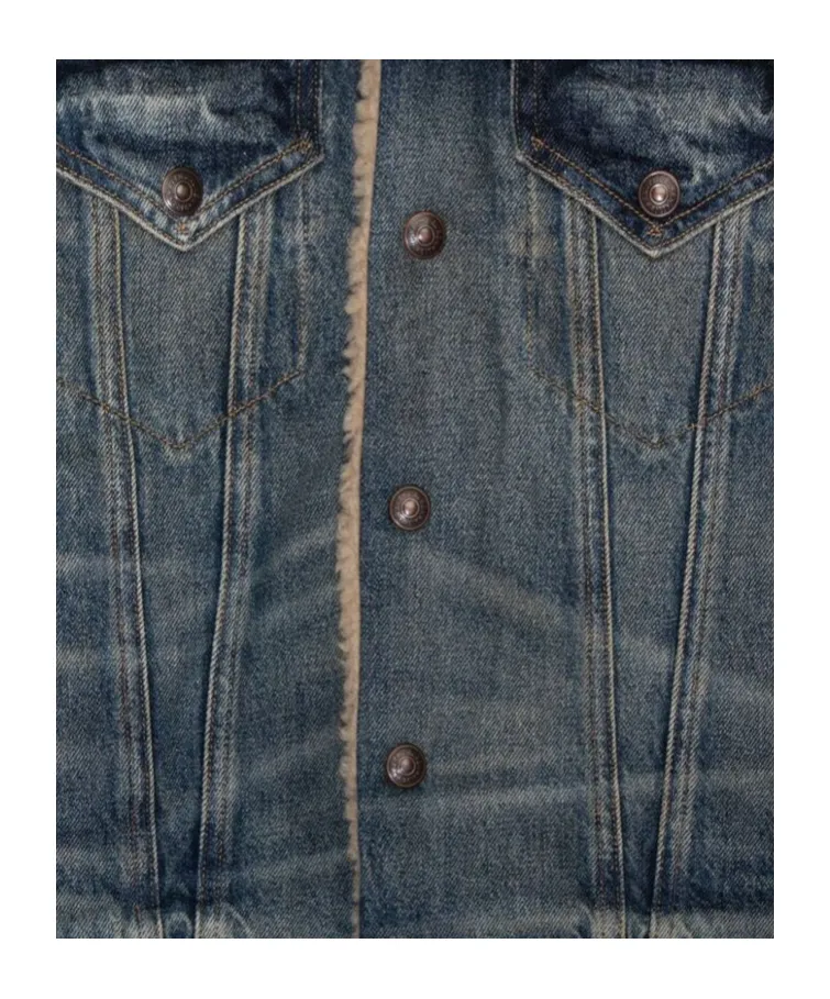 Logo-Appliqué Denim Jacket