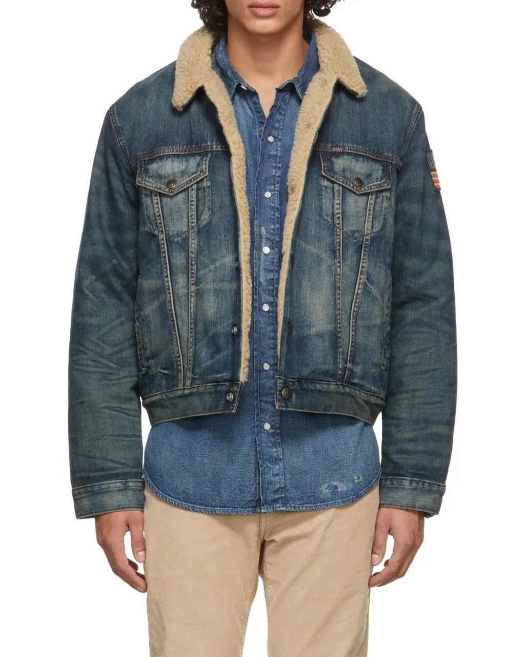 Logo-Appliqué Denim Jacket