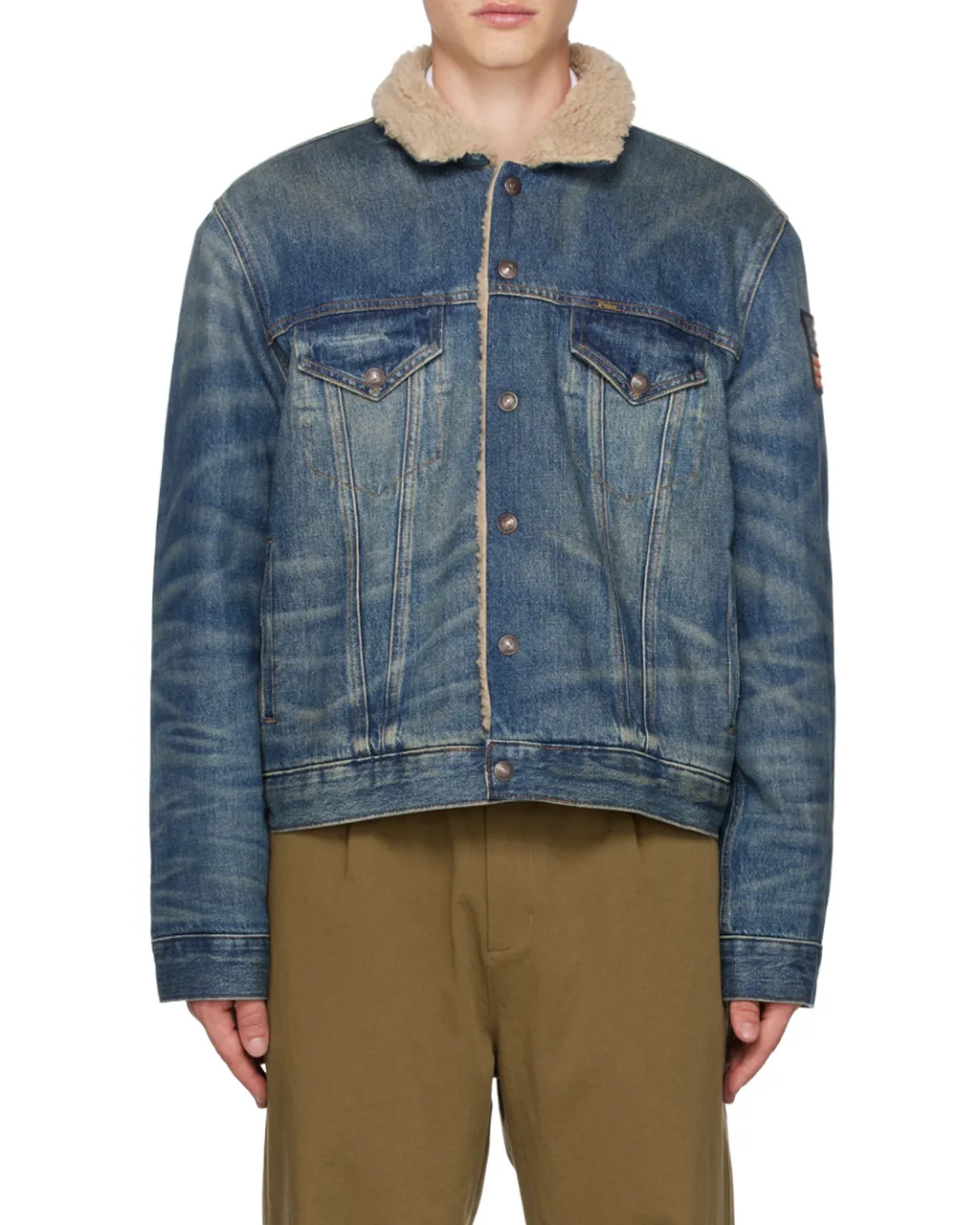 Logo-Appliqué Denim Jacket