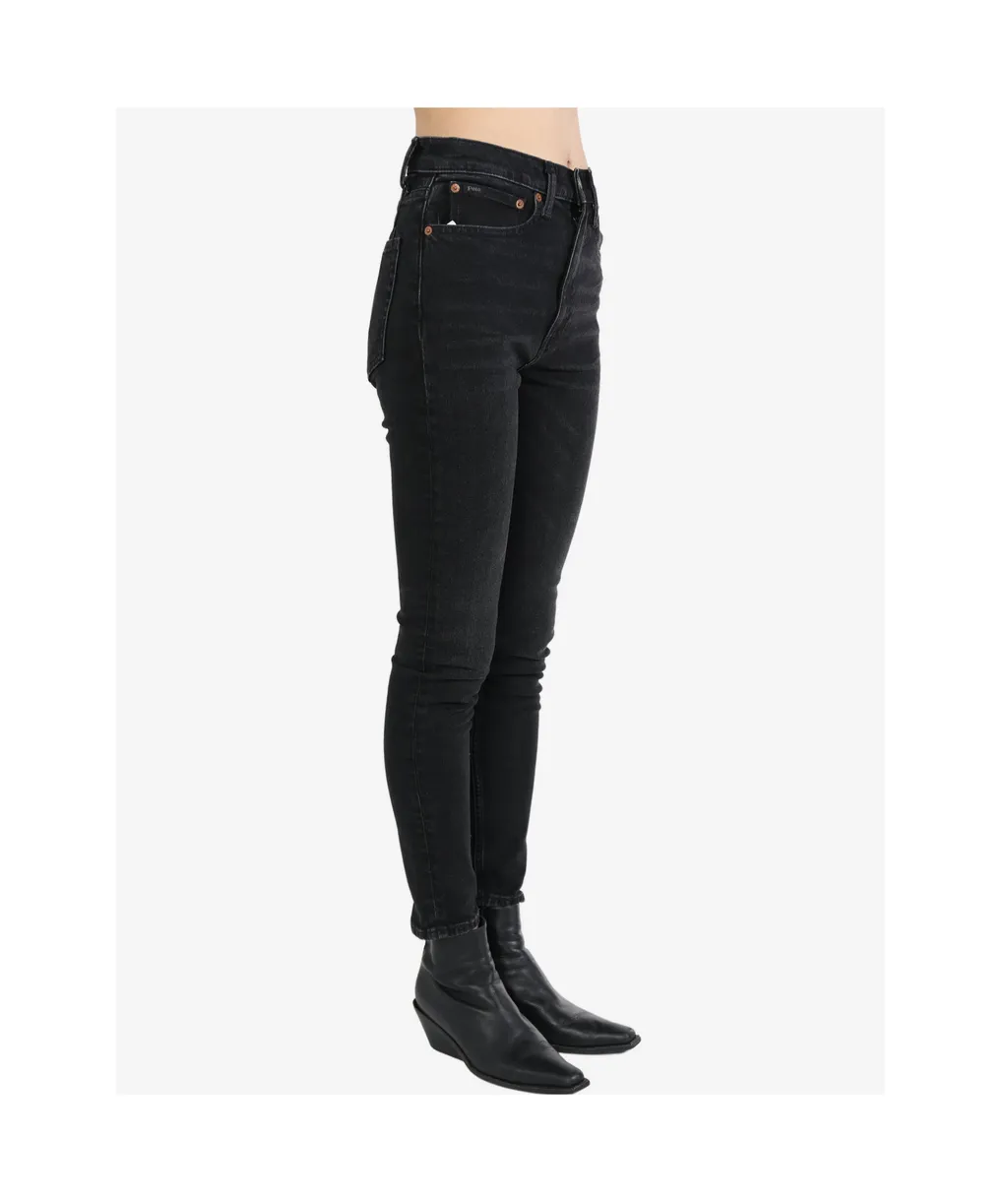 Logo-Patch Skinny Jeans