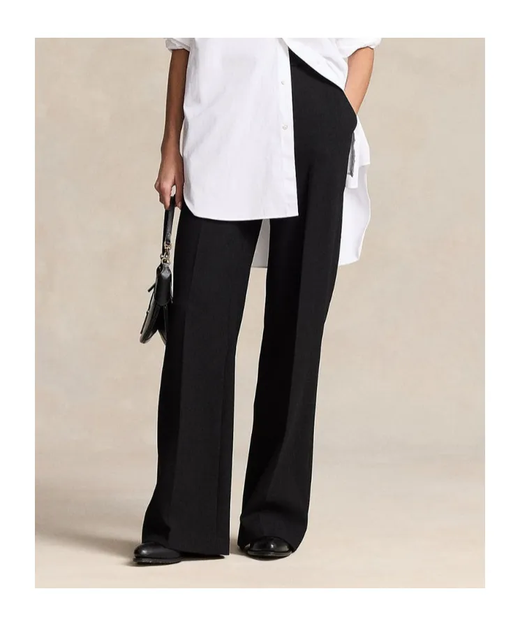 High-Waisted Casual Pants