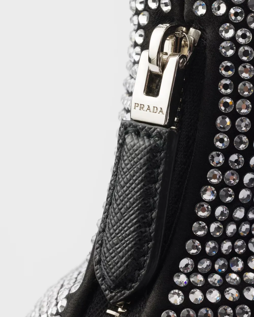 Logo Plaque Zipped Shoulder Bag