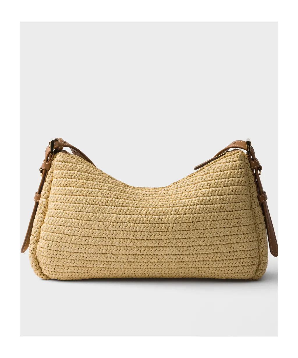 AimÉE Large Crochet And Leather Bag