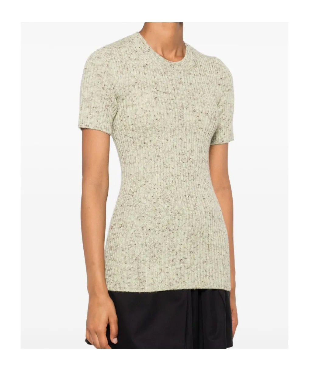 Short-Sleeved Crewneck Jumper