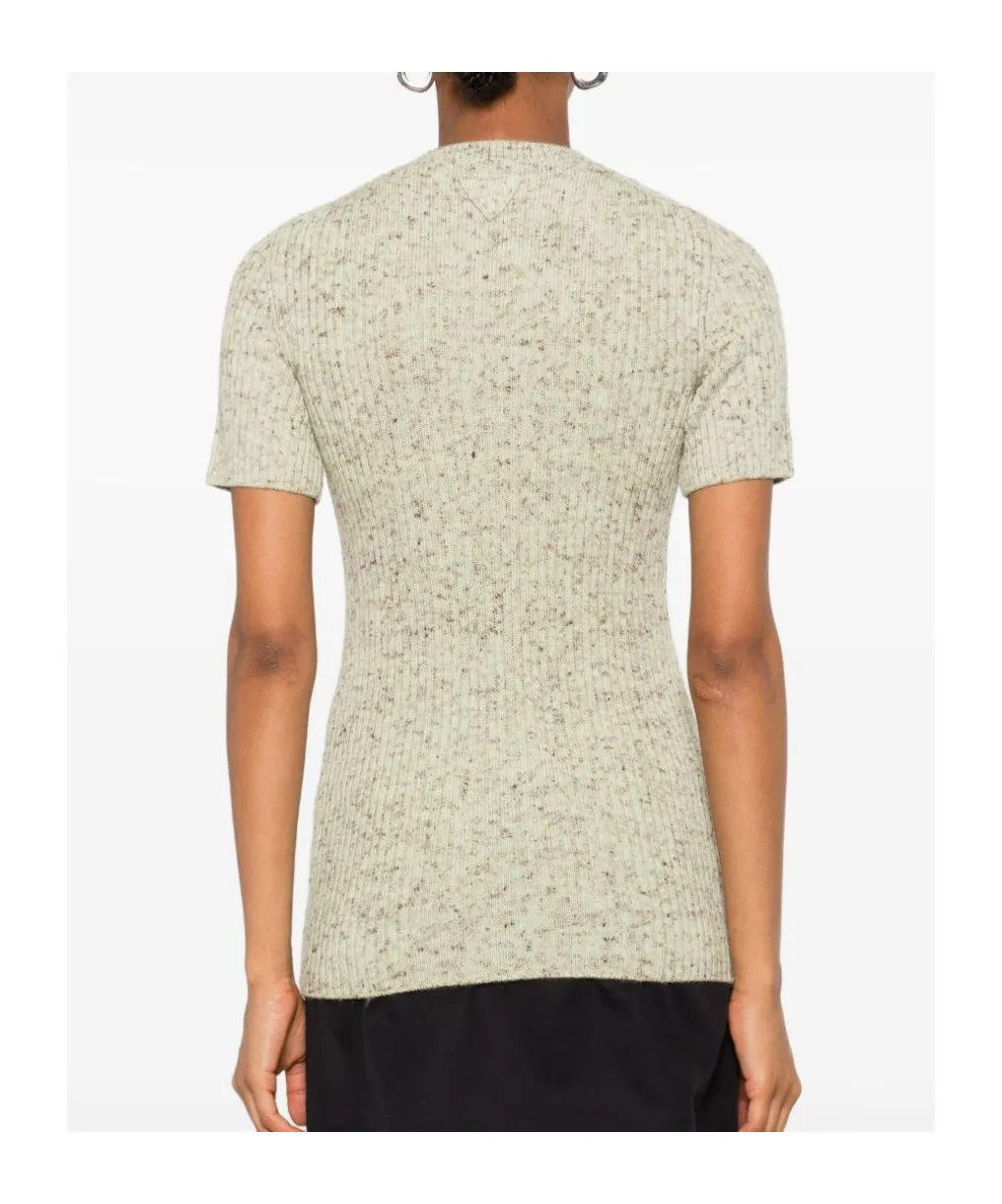 Short-Sleeved Crewneck Jumper