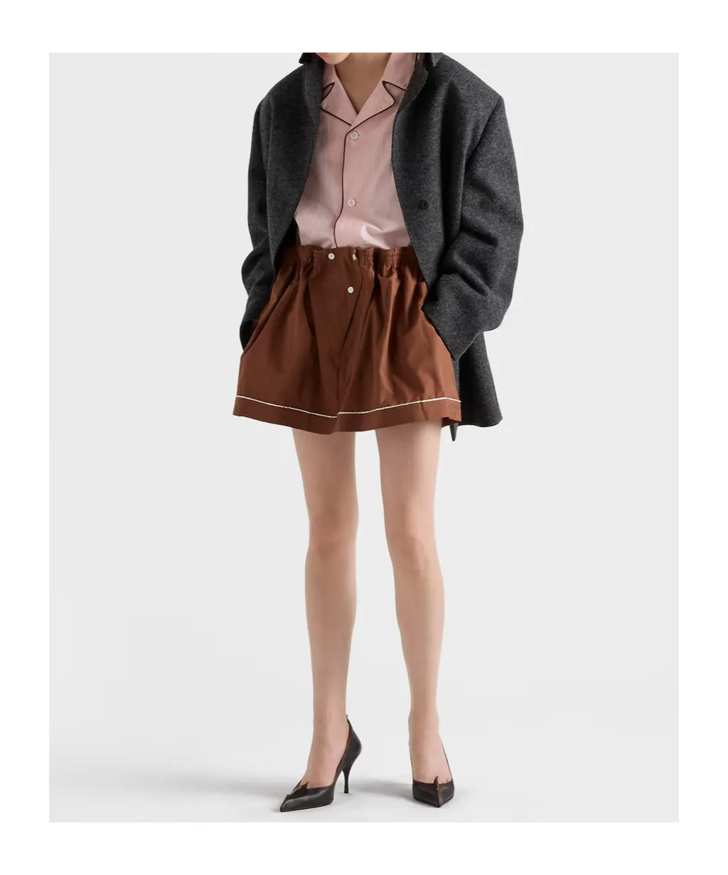 Cotton Miniskirt