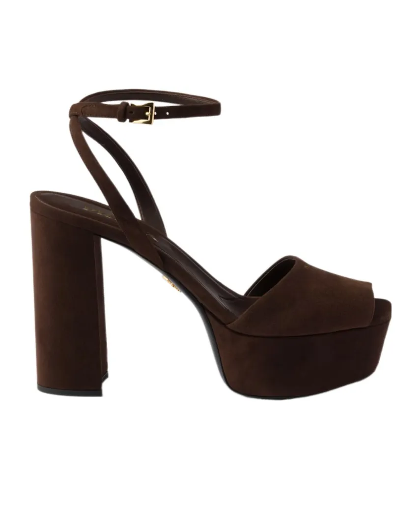 Suede Platform Sandals