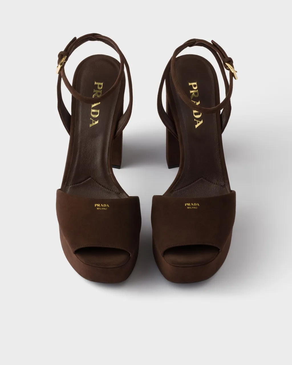 Suede Platform Sandals