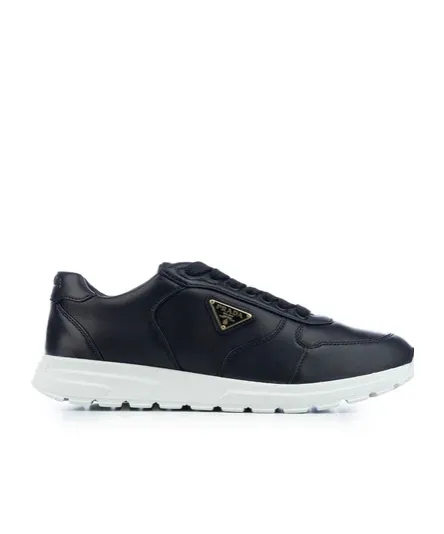 Triangle-Logo Lace-Up Sneakers