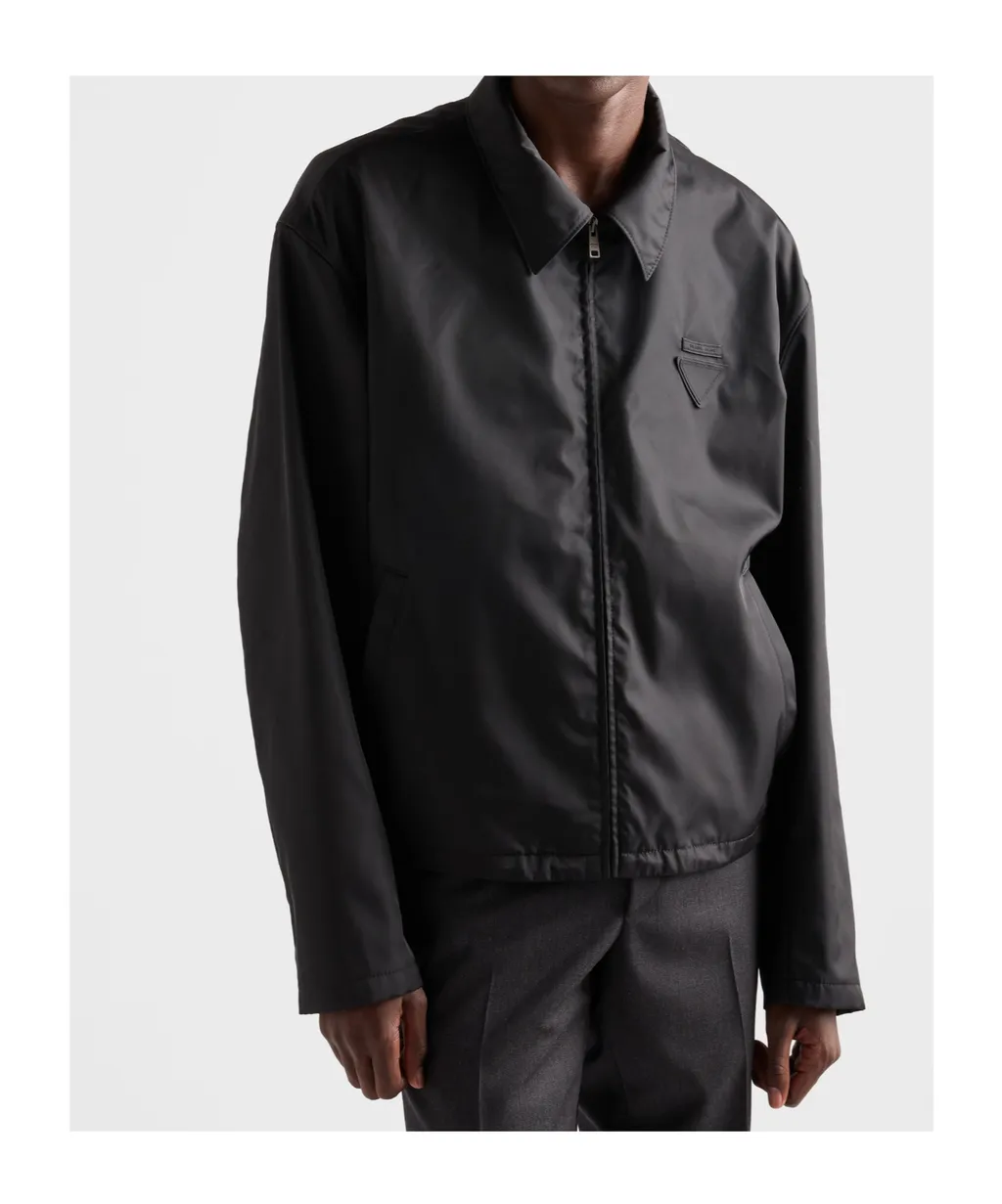 Triangle-Patch Zipped Jacket