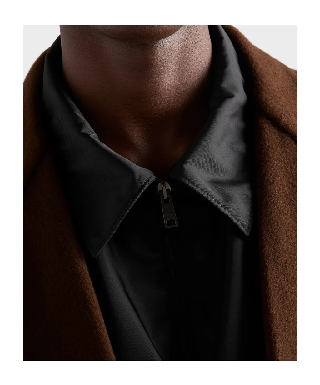 Triangle-Patch Zipped Jacket