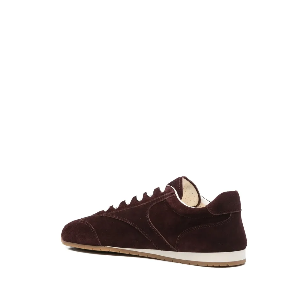 Suede Lace-Up Sneakers