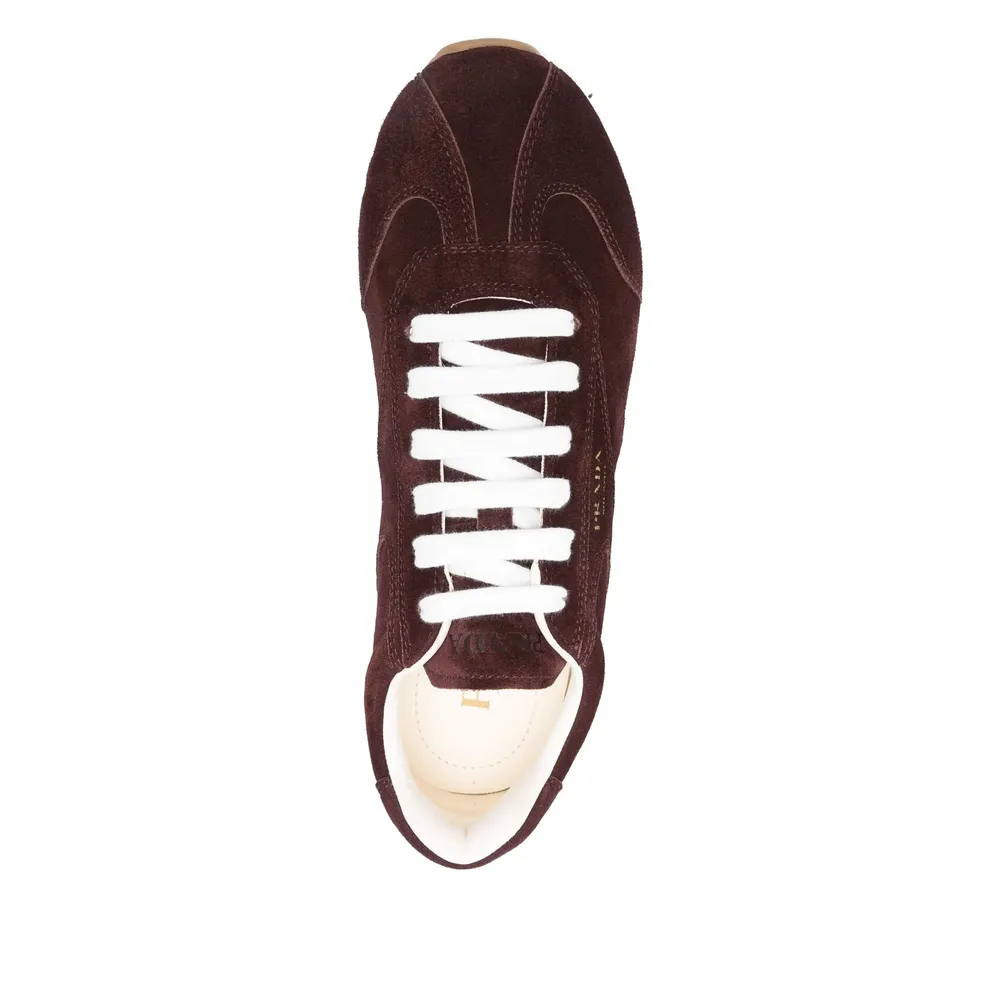 Suede Lace-Up Sneakers