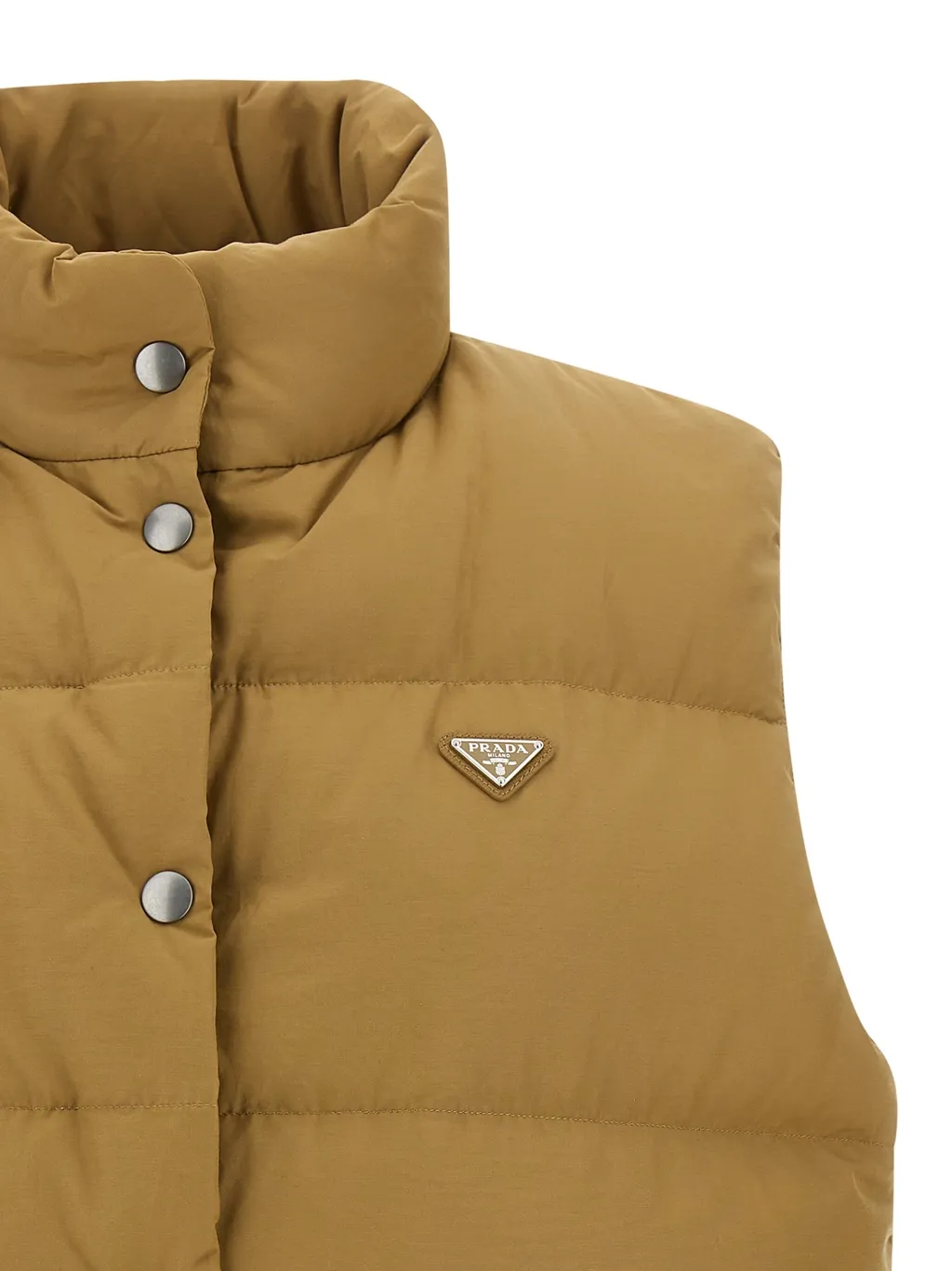 Button-Up Quilted Down Gilet
