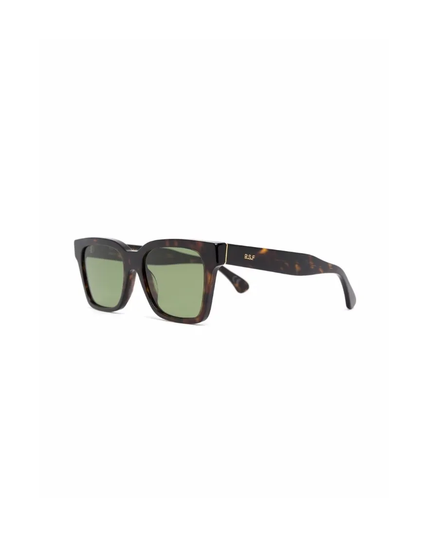Tortoiseshell Pattern Square Sunglasses