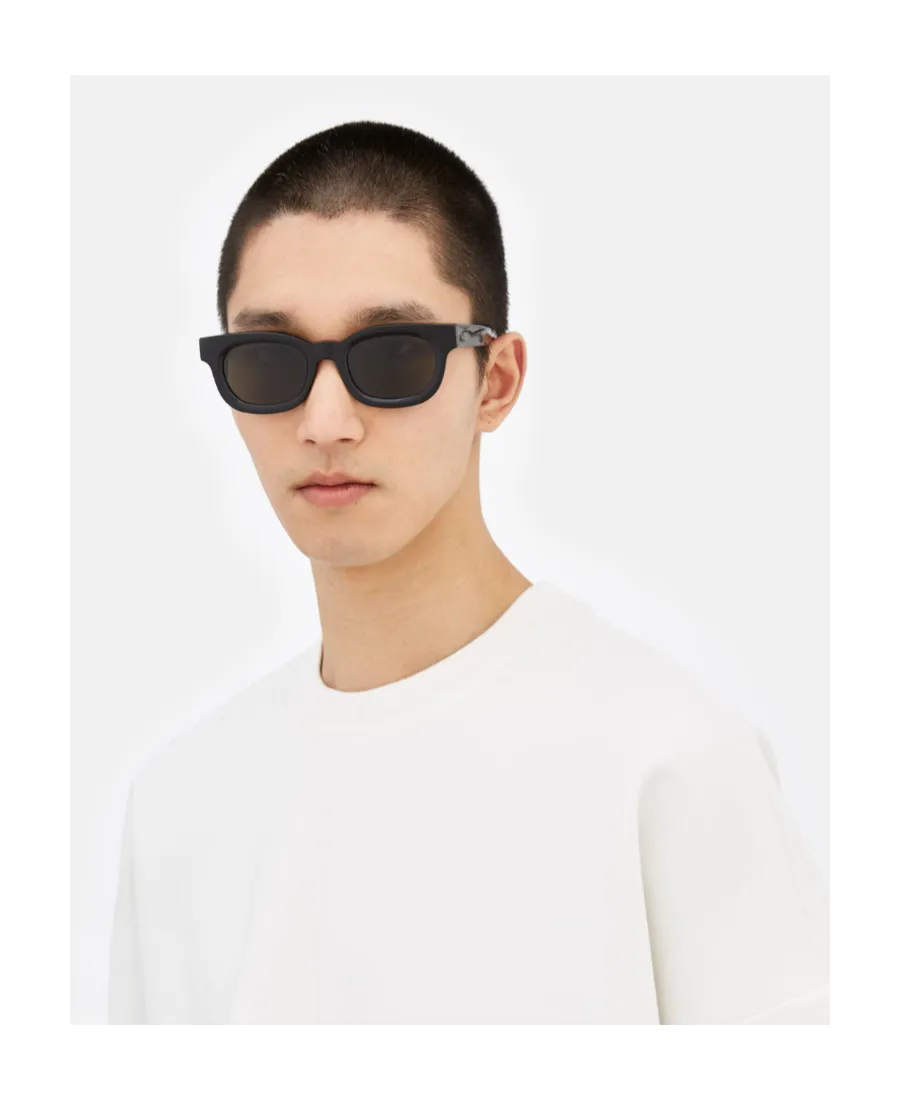 Logo-Lettering Square-Frame Sunglasses