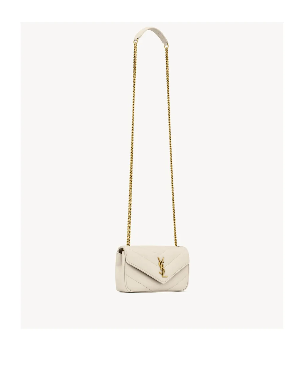 Loulou Logo Plaque Mini Shoulder Bag