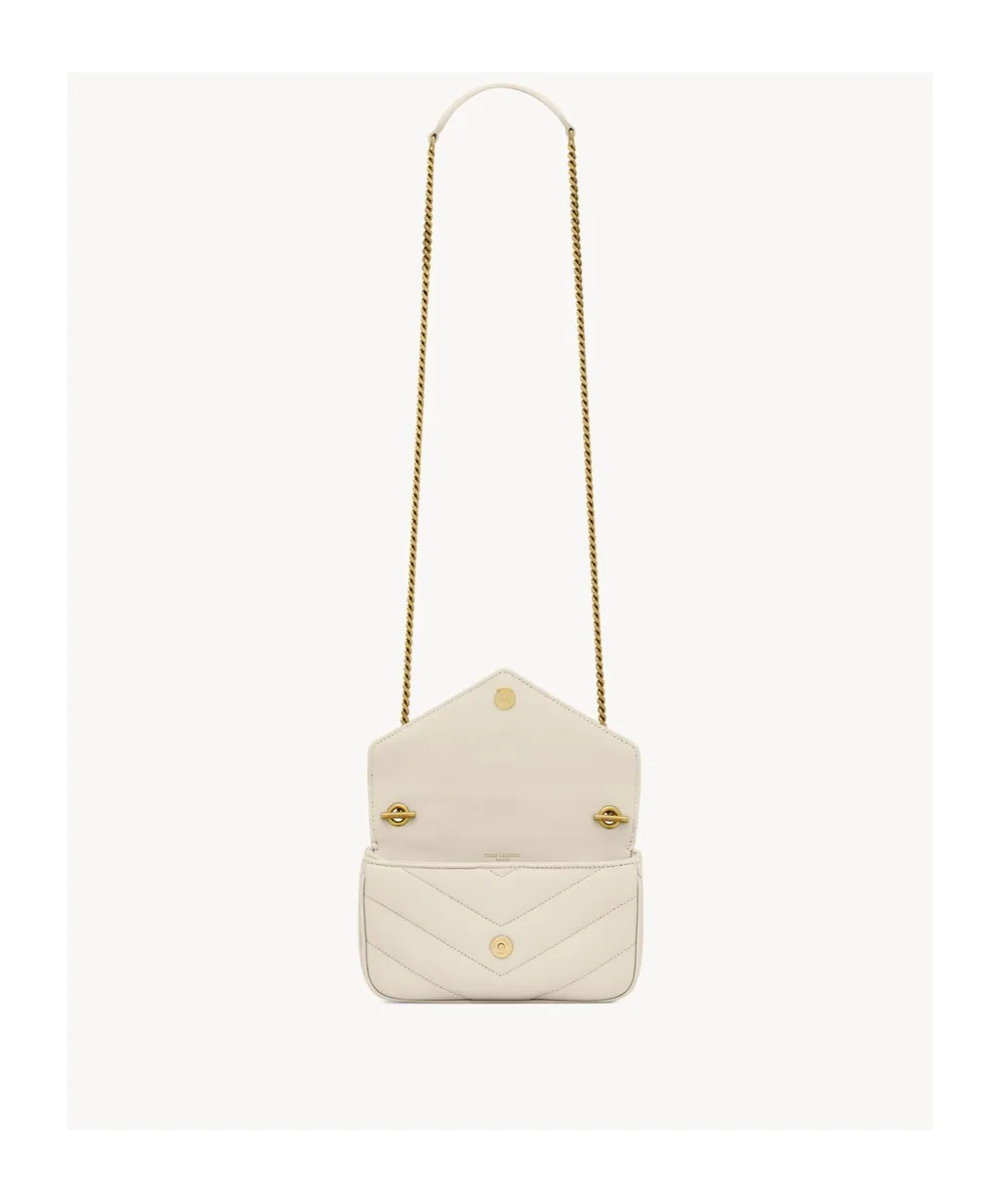 Loulou Logo Plaque Mini Shoulder Bag