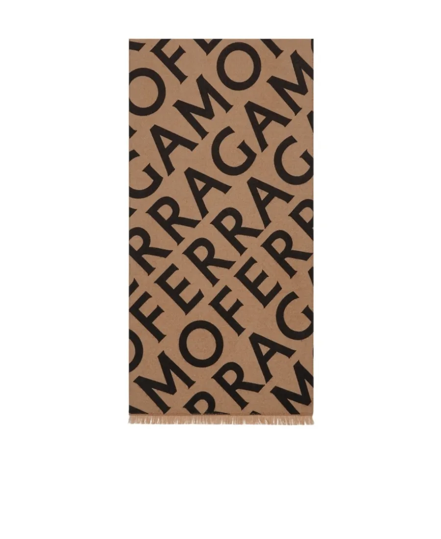Allover Logo Jacquard Scarf
